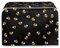 TOADDMOS Honey Bee Black Toaster Cover 4 Slice Small Kitchen Appliance Dust Covers,Dust and Fingerprint Protection