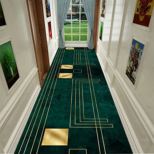 Teppichläufer für Flur, Langer Teppich, Flur, Flur, Tür, Treppen, Teppiche, Wohnzimmer, Boden, Teppich, Matte, Küche, Flur, Treppen, schmaler Läufer, Teppich mit Rutschfester Rückseite, 0,8 m x 3 m
