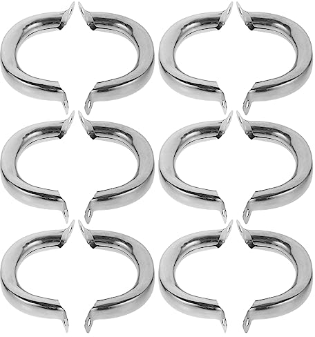 UPKOCH 12Pcs Pentola Maniglia Laterale Sostituzione Orecchie Pentola in Acciaio Inox Pentola A Pentola A Vapore Salsa Pentola Lato Corto Impugnatura per Pentole