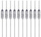 ALLECIN 10 Piezas Fusible Térmico 184 Grados 10A 250V AEC184E 184℃ Fusibles Térmicos de Corte