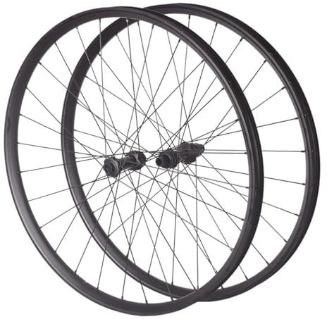 MTB-Laufradsatz 26/27.5/29 Zoll Alu-Legierungsfelgen Center Lock BOOST-Steckachse Vorne 2 Hinten 4 Abgedichtete Lagernabe 28-Loch-HG-Tower-Basis-Laufradsatz Passend Für 8-12-Gang-Kassette ( Color : Bl