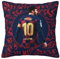 The Beach Stop Sports Hero Lionel Messi Kissenbezug, Geschenkidee für Männer, Frauen, Jungen und Mädchen, 45 x 45 cm, Messi Barca