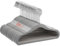 MangoKit Anti-Rutsch-Kinder Kleiderbügel aus Samt, Ultra-schlanke platzsparende Baby-Kleiderbügel, 360 Grad drehbare Haken, robuste und langlebige Baby-Kleiderbügel 50er Pack (28cm, Grau)
