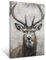 ZXHYWYM Hirsch Leinwandbilder Elchkopf Gemälde abstrakte Vintage Tierbilddrucke Jagdkunstwerk Heimdekoration Gerahmt (Bild-3, (30.00 x 45.00 cms))