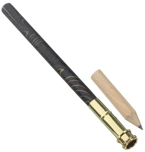AOKWAWALIY Bleistiftverlängerung Skizzenstift-Verlängerung Vintage bleistifte Verlängerungshalter Stifthalter-Verlängerung für Künstler Jahrgang Verlängerungsstange Dip-Stift Halterung Feder