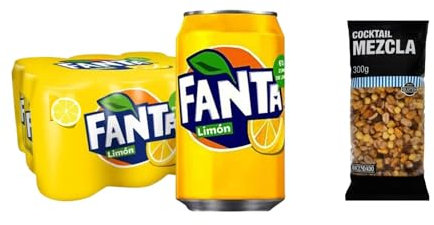 UBOON - Limón - Refresco con 6% de zumo de limón, bajo en calorías - Pack de 12 latas, 330 ml + ¡Incluye un Cocktail mezcla Mercadona de Regalo