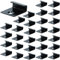 WPC Clips, Versteckte Befestigung mit T-Clip mit Schrauben, versteckte Befestigung mit Edelstahlschrauben, 6 mm Terrassenclips Kunststoff für WPC/BPC Dielen (30 Ohne Schrauben - Beginning/End Clips)