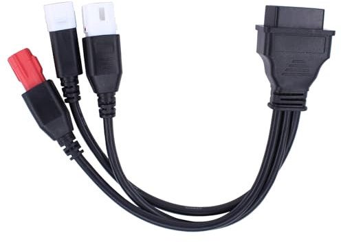 Doo Engy OBD2 Diagnosekabel 3 4 6 Pin Adapter Kabel Motorrad OBD-II Motorsystem Diagnosewerkzeuge 3 4 6 Polig OBDII Adapterkabel für Yamaha YZF R1 YZF R6 MT07 MT09 MT10 Tracer XSR 900 FZ-09 FJR 1300