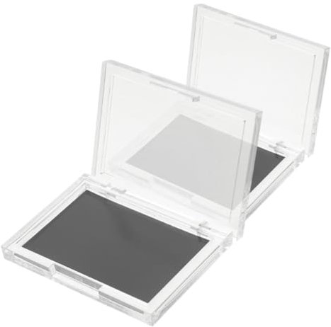 FRCOLOR 2 Stück Magnetische Make-Up Palette Transparente Leere Lidschatten Aufbewahrungsbox Für Augen Make-Up, Highlighter, Kontur Und Rouge