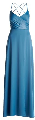 Vera Mont Damen Abendkleid mit V-Ausschnitt