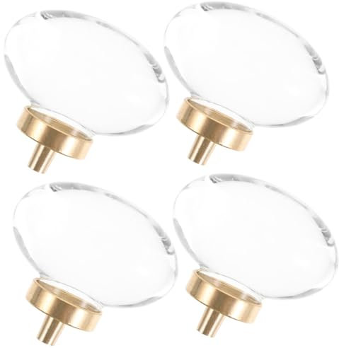 Gadpiparty 4stücke Kristall-schubladengriffe Dekorative Kommode-schrankknöpfe Filigrane Ziehhandläge Für Schränke Und Kommoden Installieren