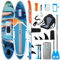 Niphean Stand up Paddle Board for Adults mit Allem Zubehör, 320cm Paddleboard für Aller Fähigkeitsniveaus, SUP mit 200kg Tragkraft für 2 Personen, Stand up Paddling Board mit Sitz
