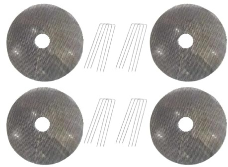 FewNvWa 4 Pack of Plant Pot Covers for Soil Protection And Cat, Multi, Diameter 40 cm