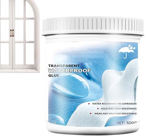 Revêtement imperméable - Spray imperméable - 300 ml - Anti-fuite - Peinture barrière d'humidité - Colle résistante aux UV - Scellant transparent pour béton - Pour cave, cuisine de douche