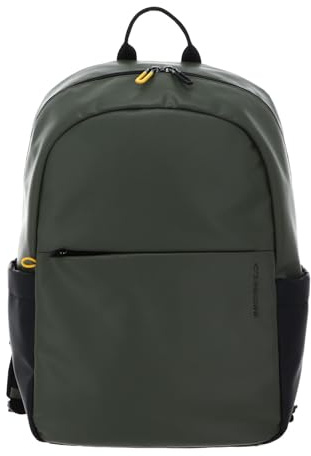 Mandarina Duck zaino per laptop con scomparto per laptop Eco Coated Backpack Pine Green cachi