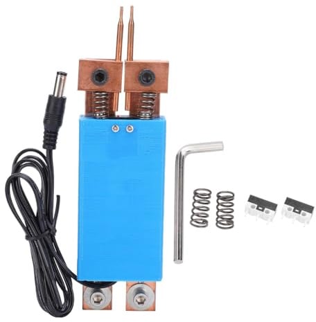 Riven Spot Welder Pen Handheld Automatic Trigger Welding Pencil for 18650 Battery Single Hand Operation Blue Copper Bus Bar