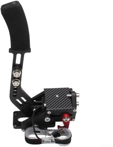 16-Bit-USB-Handbremse für PC für Rennsimulatoren, unterstützt mehrere Titel, einschließlich WRC 7, 8, 9, Dirt Rally 2, CARS 2, 3 (schwarz)