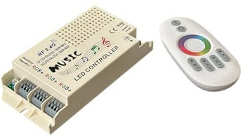 AFTERTECH CENTRALINA CONTROLLER LED STRIP RGB RITMO DI MUSICA B6E5