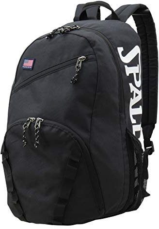 Spalding 50-003BK Basketball Backpack Backpack Case Half Day Black 50-003BK