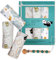 Mussole Neonato 100% Bamboo Biologisch, 3 Decken aus Musselin, 120 x 120, Babydecke für Kinderwagen, Babyschale, weich, sicher, für alle Jahreszeiten, mehr Schnuller, Leolea