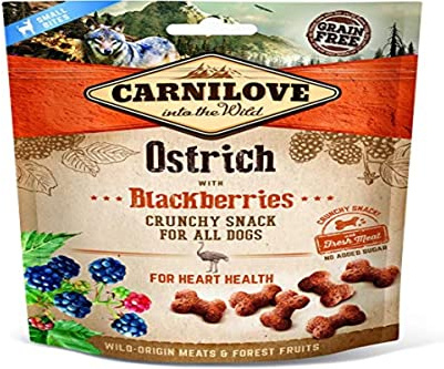 Carnilove Canine Crunchy Snack Strauß Brombeeren Box 6 x 200 g 1200 g