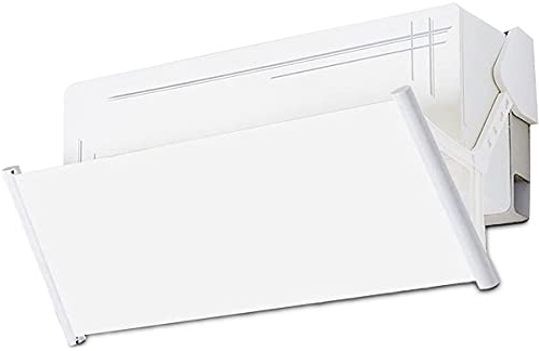 Aire Acondicionado Deflectores，Deflector para aire acondicionado de aire, extensible y ajustable（blanca）