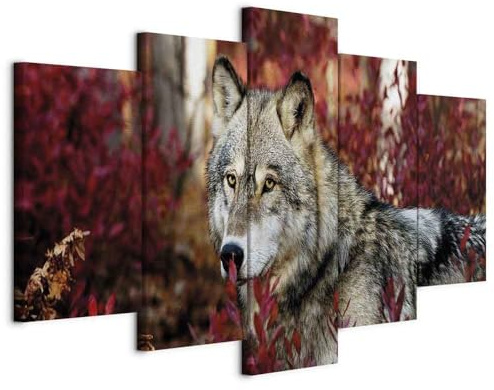 murando - Akustikbild Akustikschaumstoff, 225x112 cm, 5-teilig, Wohnzimmer | Verbessert Raumakustik, reduziert Hall, ideal fürs Büro oder Wohnzimmer, hochwertige Verarbeitung, schnelle Montage, stilvoll