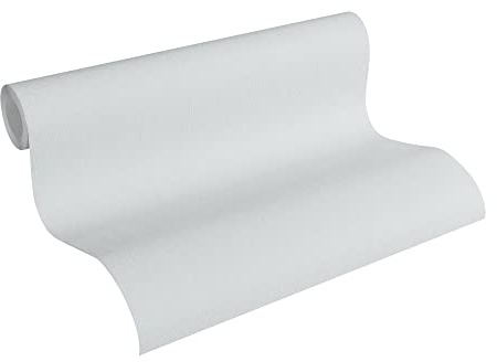 A.S. Création Terra 297327 Non-Woven Wallpaper Plain Grey 10.05 m x 0.53 m Made in Germany