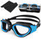 HotSrace Lunettes de natation à verres polarisés, Lunettes natation Lunettes Plongée Lunettes Piscine Anti buée Anti UV Vision Nette pour Homme Femme Unisex Adultes Adolescents