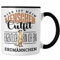 Trendation - Lustige Erdmännchen Tasse Geschenk für Erdmännchenliebhaber (Schwarz)