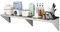 VEVOR 12 x 60 Stainless Steel Shelf, Wall Mounted Floating Shelving with Brackets, 315 lbs Load Capacity Commercial Shelves, Heavy Duty Storage Rack for Restaurant, Kitchen, Bar, Home, and Hotel
