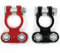 Battery Terminals Connectors Clamps, Pure Lead Battery Terminals Top Post Connectors Clamps for Marine Car Van Boat Vehicles