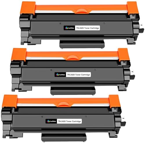 LeciRoba TN-2420 für Brother TN2420 TN-2420 TN2410 TN-2410 toner für Brother DCP-L2530DW L2510D L2537DN L2550DN HL-L2350DW L2310D L2357DW L2370DN L2375DW MFC-L2710DW L2710DN L2730DW L2750DW (3Schwarz)