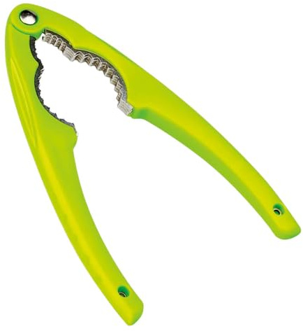 Tradineur - Cascanueces para mariscos - Fabricado en plástico y acero inoxidable -práctico y cómodo cascanuecespara variedades de usos - 17 x 5 cm