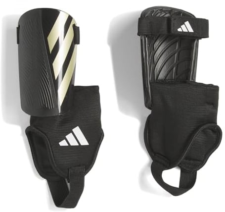 adidas Unisex Kinder TIRO SHINGUARD Match JUNIOR, Black/Gold Metallic/White, M