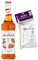 MONIN - Sirop Saveur Roulé à la Cannelle + 1 Pompe à Sirop - Pour Café, Chocolat Chaud, Capuccino ou Latte - Arômes Naturels - Bouteille en Verre - 70 cl