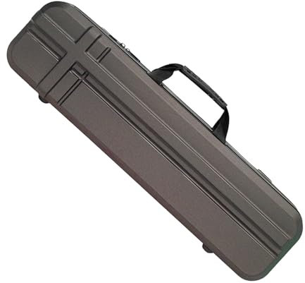 Borsa per Canna da Pesca Impermeabile, Rigido, Porta Canna da Pesca in Eva, Borsa per Il Trasporto Dell'attrezzatura da Pesca, Tracolla Regolab, 100 cm Marrone