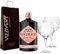 Hendrick's Gin Flora Adora Edizione Limitata 43,4% Vol. 700 ml - Set da Gin con Due Bicchieri In Vetro Borgonovo 620 ml in Omaggio