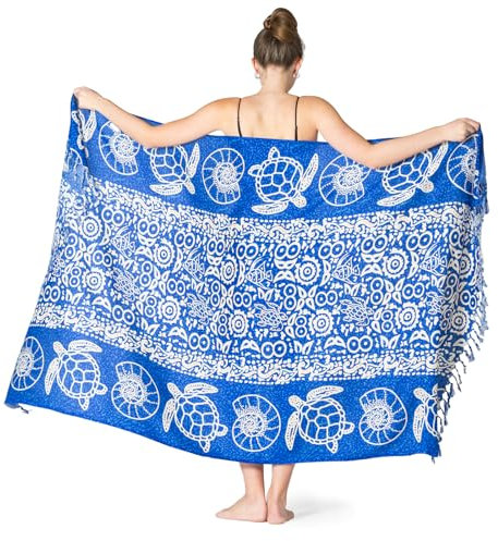 PANASIAM Sarong ATLANTIC, blue, L