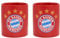 FC Bayern München Tasse Logo I Rot I 2er Set I 0,3l I Fußball
