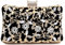 YUEZHAN Abendtasche Damen Clutch Frauen Clutch Hollow Party Abend Taschen Rosa Farbe Hochzeit Braut Handtaschen Ym3106Black