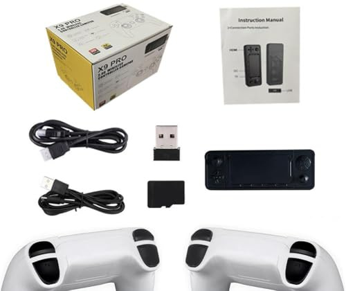 X9 4K HD Retro TV Spielkonsole 64G/128G/256G Plug & Play Retro Video Dual Controller Stick 2.4G Gaming mit
