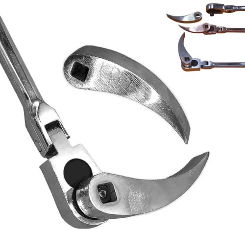 Crowbar Adapter Head Tools Adjustable Angle Head Crowbars Crowbar Heavy Duty Adjustable Pry Bar Fits 3/8” with Ease Compact Pry Bar for Tight Spaces Crow Bars Flexibility Heavy Duty