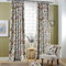 Amidoudou 2er-Set Romantische Gardinen Vintage Vorhänge Mit Kräuselband,Klassische Blickdicht Vorhänge Für Schlafzimmer Wohnzimmer (260 x 140 cm)