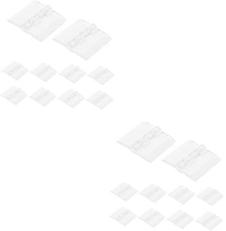 jojofuny Lot De 2 Mini Charnières En Acrylique Pour Boîte À Bijoux Petites Charnières Pliantes Pour Armoire En Bois Boîte Décorative Artisanat 10 Pièces X 2