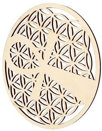 STOBOK Colgante De Puerta De Madera Decoración De Rejilla Diseño De Pared Para Adorno