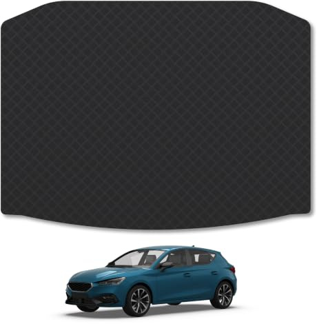 CUPRA Leon (2020+) 3mm Rubber Boot Mat | Tailored Fit Durable Boot Liner Full Coverage Protection Waterproof Accessories Easy Clean Anti Slip Made in the UK
