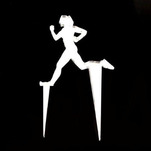 Running Lady Cake Toppers 10cm