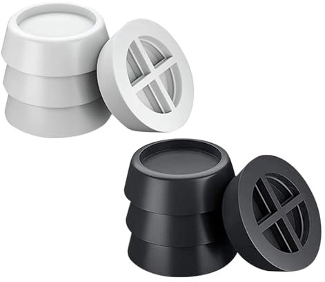 XdealCozyxc 8 Pcs Anti Vibration Pads for Washing Machine & Dryers, Universal Rubber Washing Machine Feet for Noise & Shock