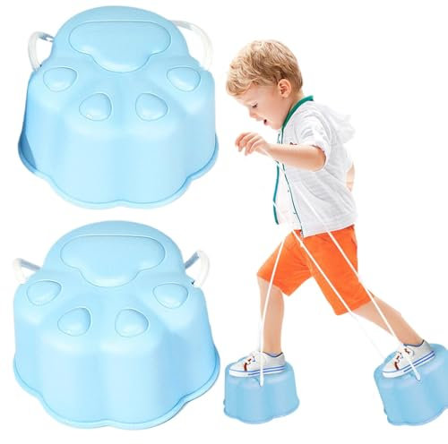 Balancing Eimer Stelzen, Eimer -Stelzen zum Gehen | 2x Walking Bucket Stelzen Balancing Training Toy | Eltern-Kind-Interaktion Mädchen sensorisches Spielspielzeug für draußen für den Spielplatz